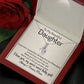 To My Daughter - One Of Three Places - Sparkling Radiance Necklace - Celeste Jewel