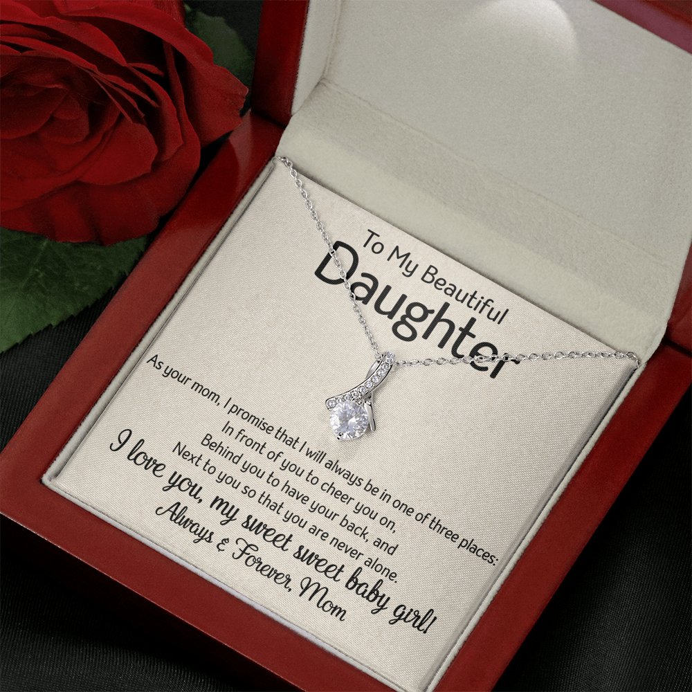 To My Daughter - One Of Three Places - Sparkling Radiance Necklace - Celeste Jewel