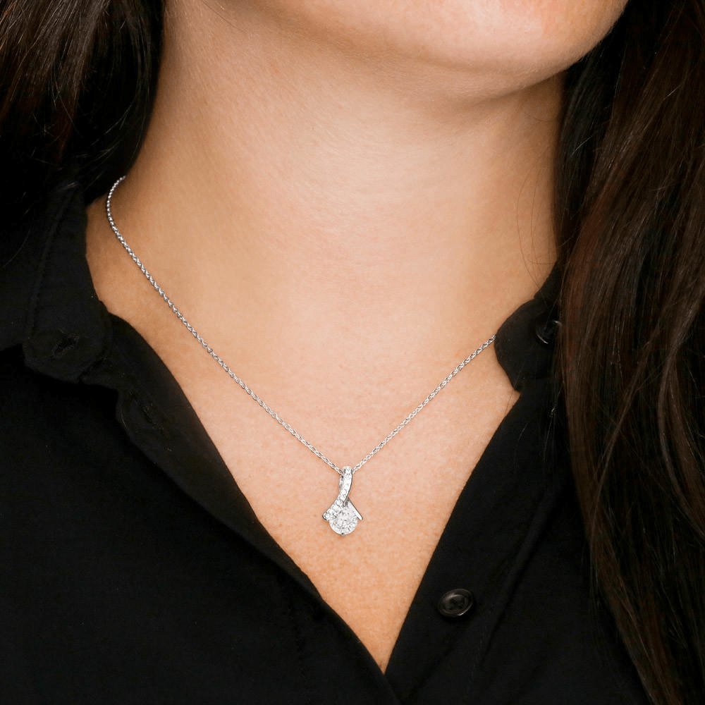 To My Daughter - One Of Three Places - Sparkling Radiance Necklace - Celeste Jewel
