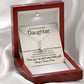 To My Daughter - One Of Three Places - Sparkling Radiance Necklace - Celeste Jewel