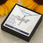To My Daughter - Sometimes - Dragonfly Necklace - Celeste Jewel
