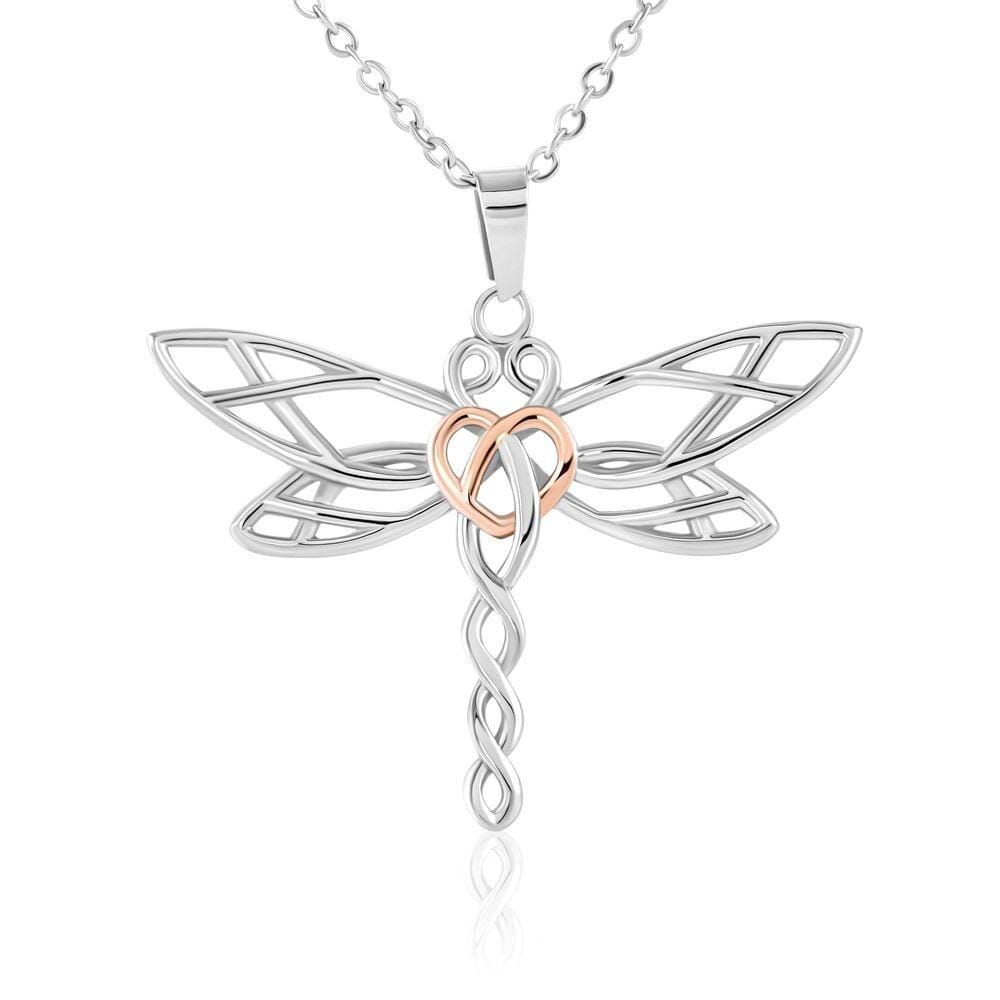 To My Daughter - Sometimes - Dragonfly Necklace - Celeste Jewel
