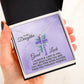 To My Daughter - Spiritual Gift For Her - Faith Cross Necklace - Celeste Jewel