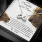 To My Daughter - This Old Lioness - Infinity Necklace - Celeste Jewel