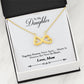 To My Daughter - Together Forever - Infinity Necklace - Celeste Jewel