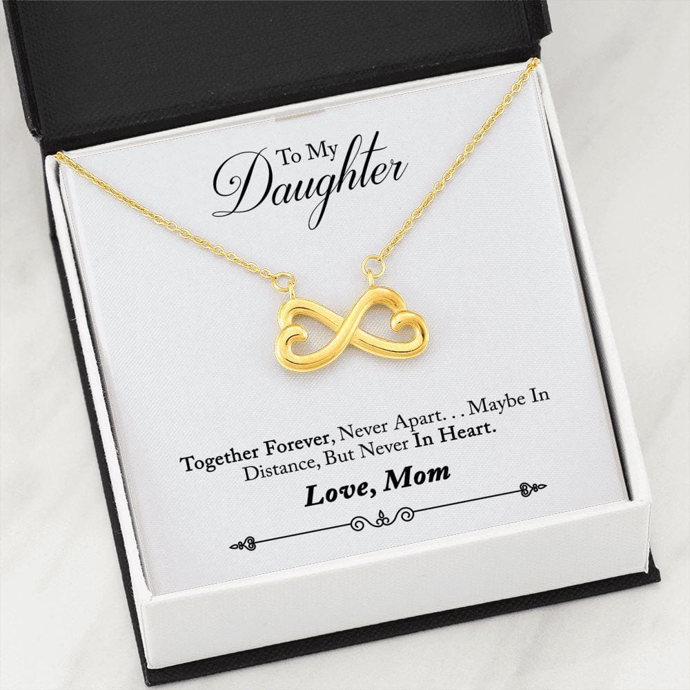 To My Daughter - Together Forever - Infinity Necklace - Celeste Jewel