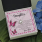 To My Daughter - Wherever Your Journey - Love Knot Necklace - Celeste Jewel