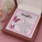To My Daughter - Wherever Your Journey - Love Knot Necklace - Celeste Jewel