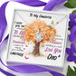 To My Daughter - Wish You Strength - Love Knot Necklace - Celeste Jewel