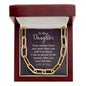 To My Daughter - Your Mother Loves You - Forever Linked Necklace - Celeste Jewel
