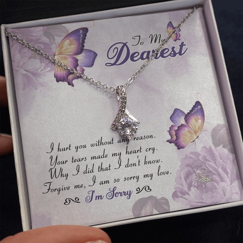 To My Dearest - Apology Gift For Her - Sparkling Radiance Necklace - Celeste Jewel