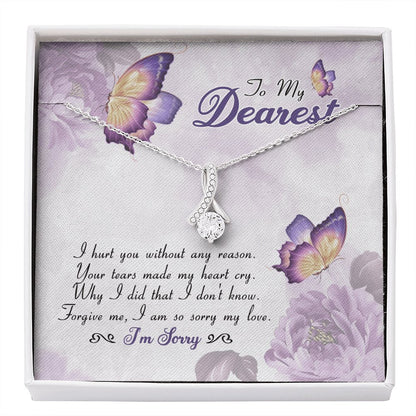 To My Dearest - Apology Gift For Her - Sparkling Radiance Necklace - Celeste Jewel