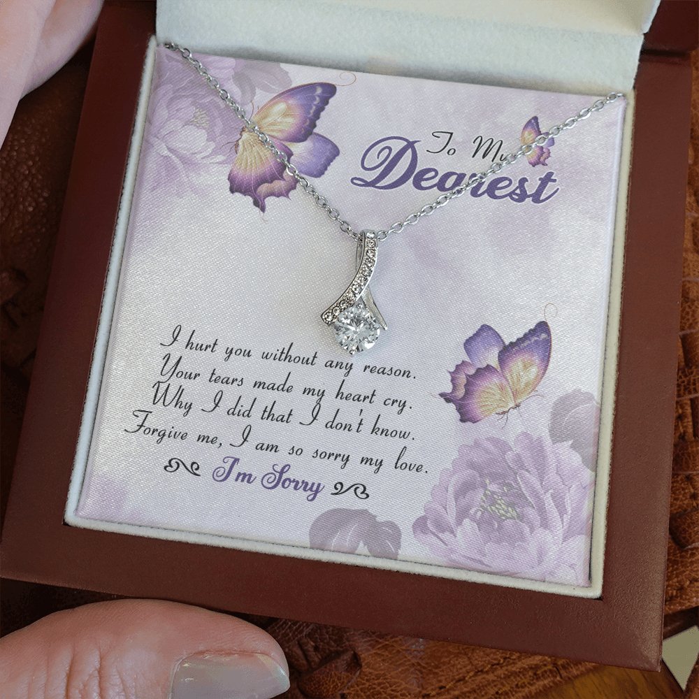 To My Dearest - Apology Gift For Her - Sparkling Radiance Necklace - Celeste Jewel