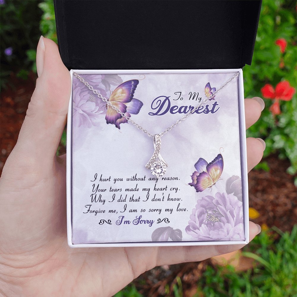 To My Dearest - Apology Gift For Her - Sparkling Radiance Necklace - Celeste Jewel