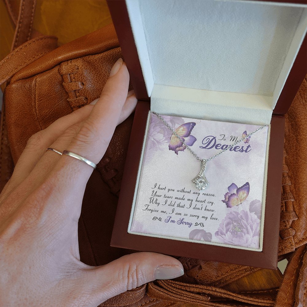 To My Dearest - Apology Gift For Her - Sparkling Radiance Necklace - Celeste Jewel