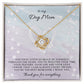 To My Dog Mom Gift - Love Knot Necklace - Celeste Jewel