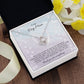 To My Dog Mom Gift - Love Knot Necklace - Celeste Jewel