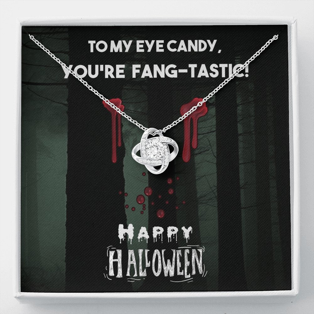 To My Eye Candy - Happy Halloween - Love Knot Necklace - Celeste Jewel