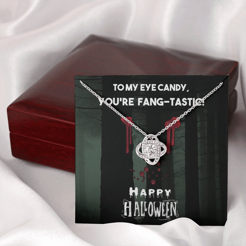 To My Eye Candy - Happy Halloween - Love Knot Necklace - Celeste Jewel