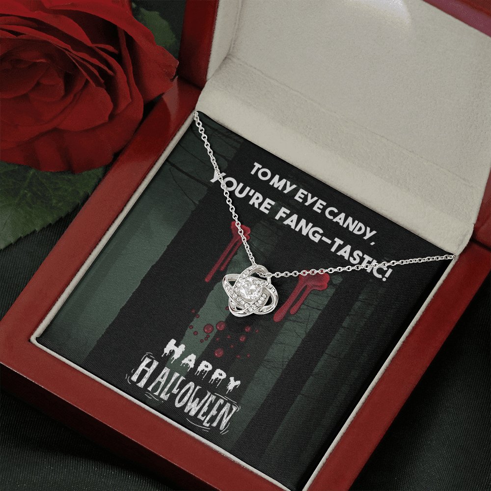 To My Eye Candy - Happy Halloween - Love Knot Necklace - Celeste Jewel