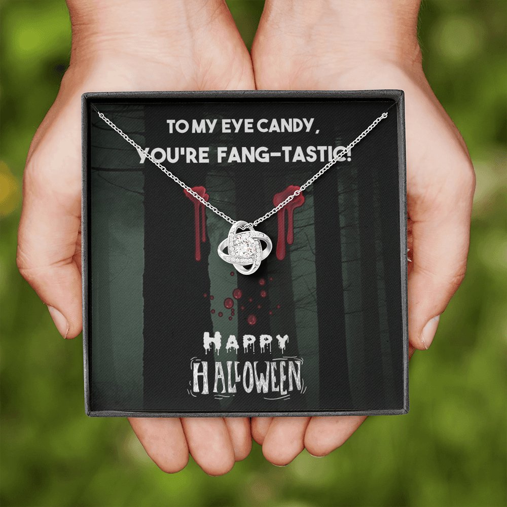 To My Eye Candy - Happy Halloween - Love Knot Necklace - Celeste Jewel