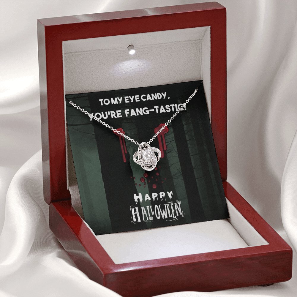 To My Eye Candy - Happy Halloween - Love Knot Necklace - Celeste Jewel