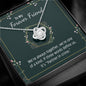 To My Forever Friend - We're Always Together - Love Knot Necklace - Celeste Jewel