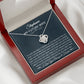 To My Future Wife - How Special You Are - Love Knot Necklace - Celeste Jewel