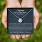 To My Future Wife - How Special You Are - Love Knot Necklace - Celeste Jewel