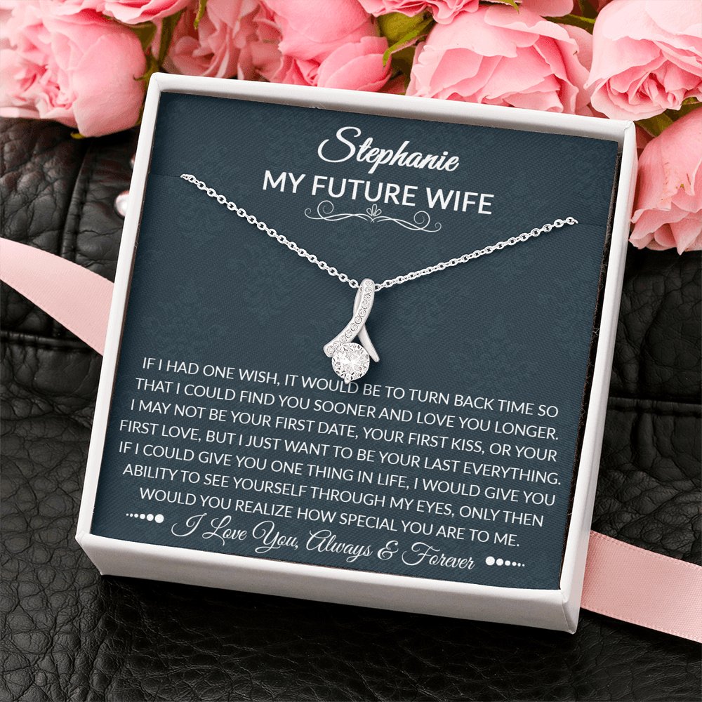 To My Future Wife - How Special You Are - Sparkling Radiance Necklace - Celeste Jewel