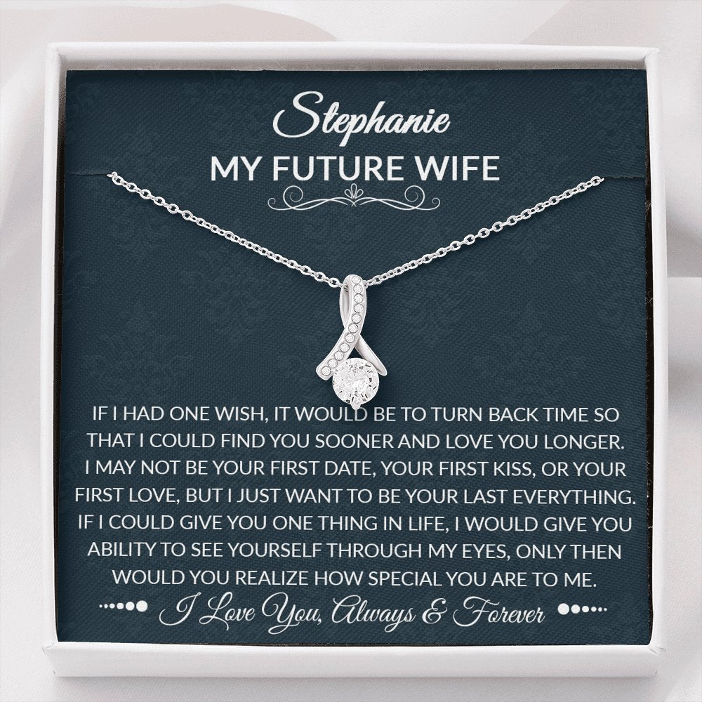 To My Future Wife - How Special You Are - Sparkling Radiance Necklace - Celeste Jewel
