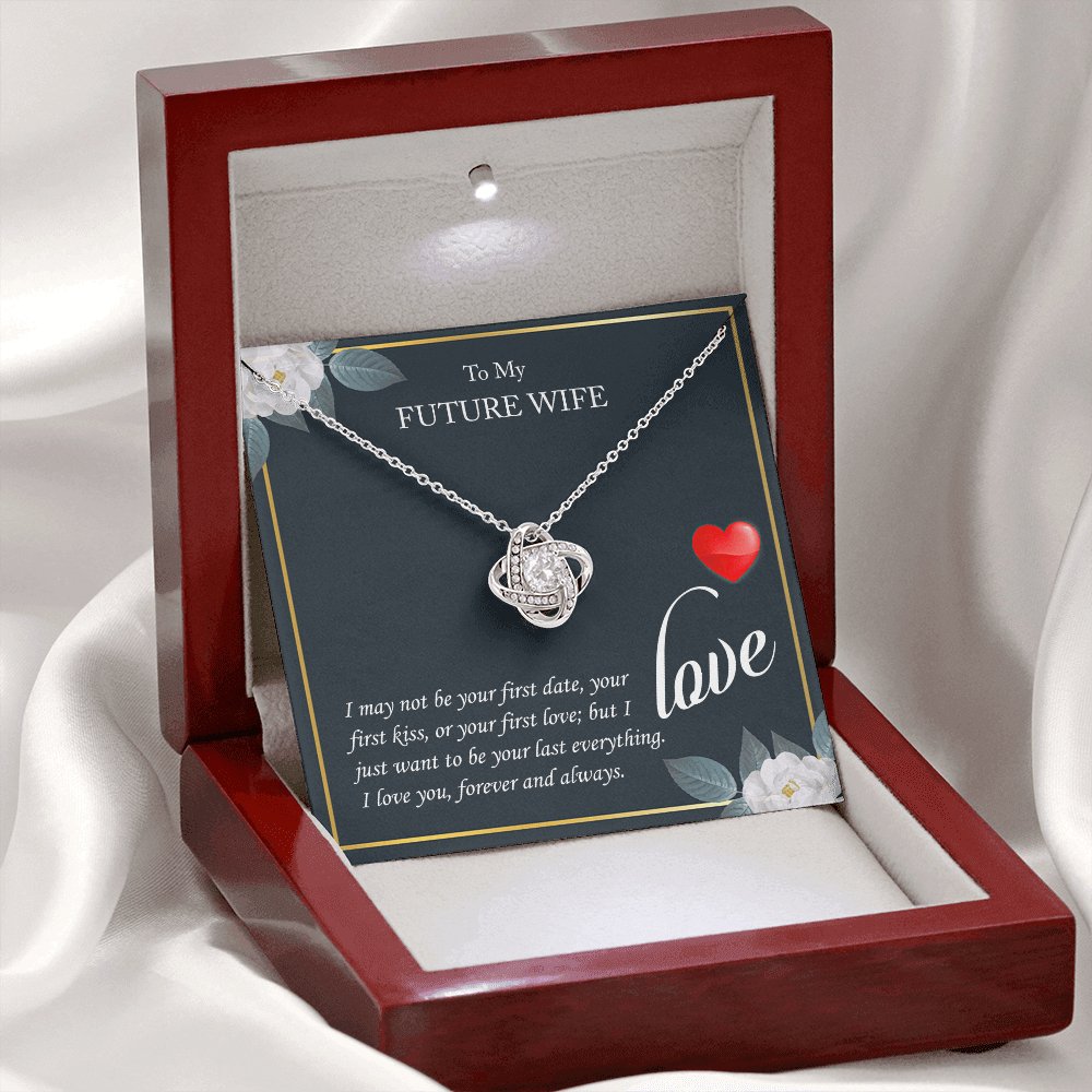To My Future Wife - My Last Everything - Love Knot Necklace - Celeste Jewel