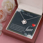 To My Future Wife - My Last Everything - Love Knot Necklace - Celeste Jewel