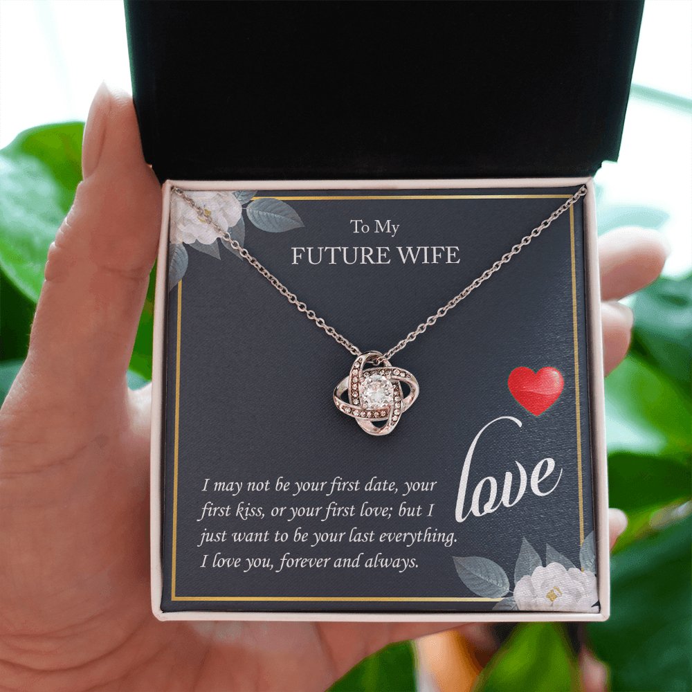 To My Future Wife - My Last Everything - Love Knot Necklace - Celeste Jewel