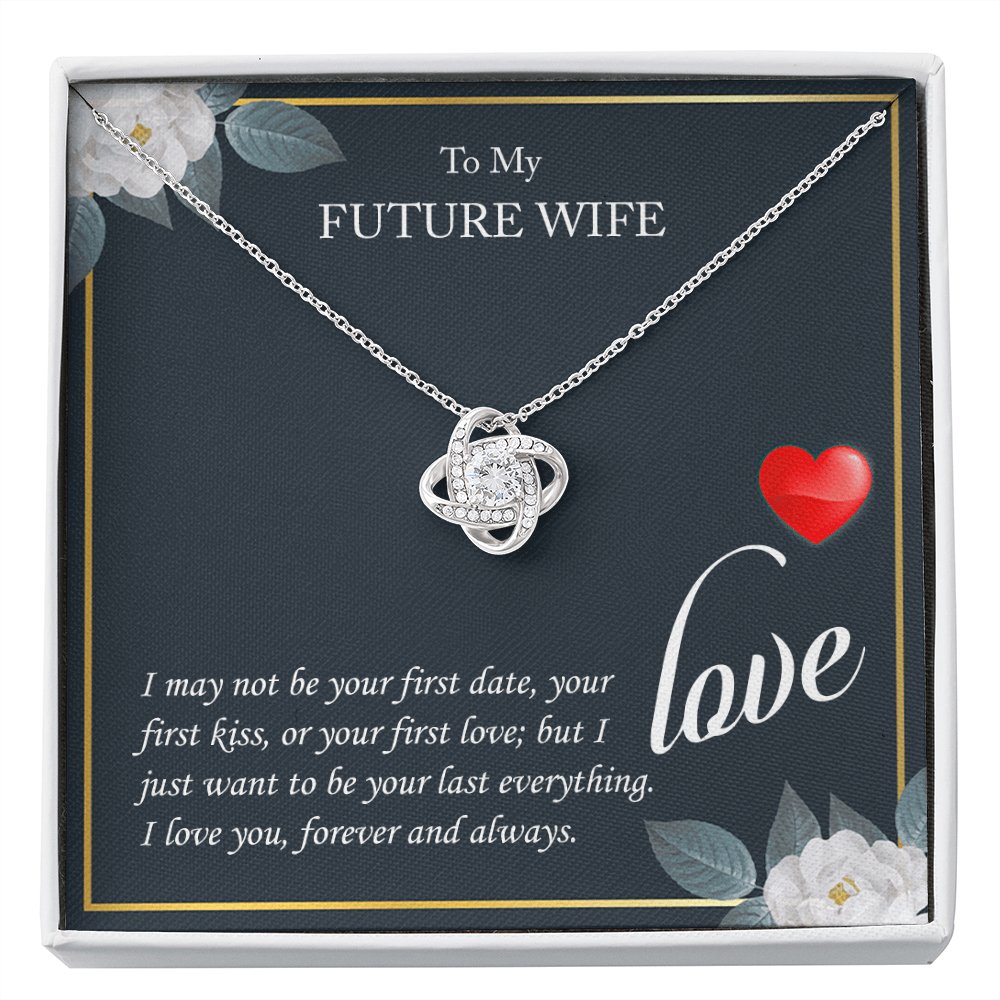 To My Future Wife - My Last Everything - Love Knot Necklace - Celeste Jewel