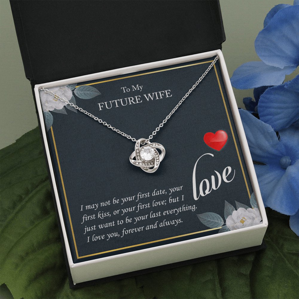 To My Future Wife - My Last Everything - Love Knot Necklace - Celeste Jewel