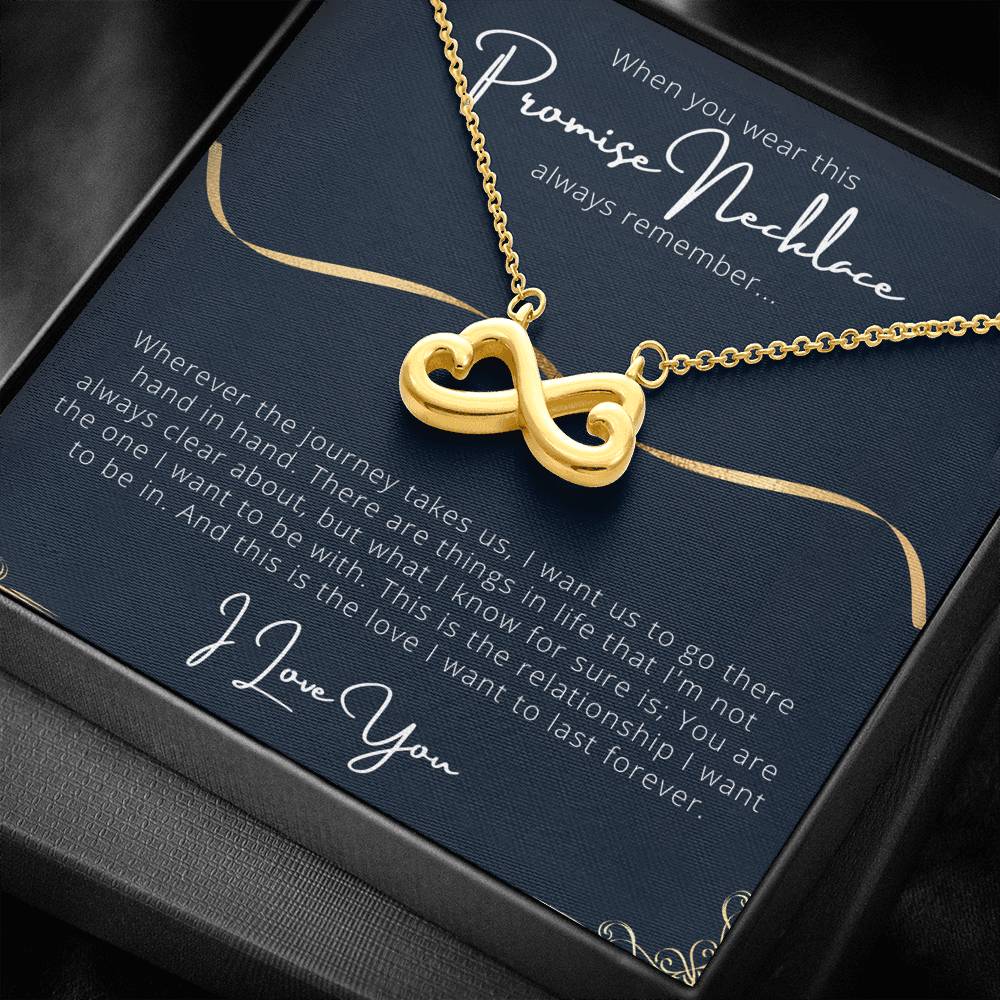 To My Future Wife - My Promise - Infinity Necklace - Celeste Jewel