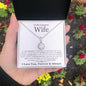 To My Gorgeous Wife - Last Everything - Eternal Hope Necklace - Celeste Jewel