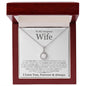 To My Gorgeous Wife - Last Everything - Eternal Hope Necklace - Celeste Jewel