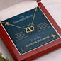 To My Gorgeous Wife - Meeting You Was Fate - Everlasting Love Necklace - Celeste Jewel
