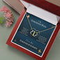 To My Gorgeous Wife - Meeting You Was Fate - Everlasting Love Necklace - Celeste Jewel