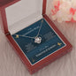 To My Gorgeous Wife - Meeting You Was Fate - Love Knot Necklace - Celeste Jewel
