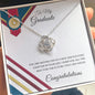 To My Graduate Gift - All The Best - Love Knot Necklace - Celeste Jewel