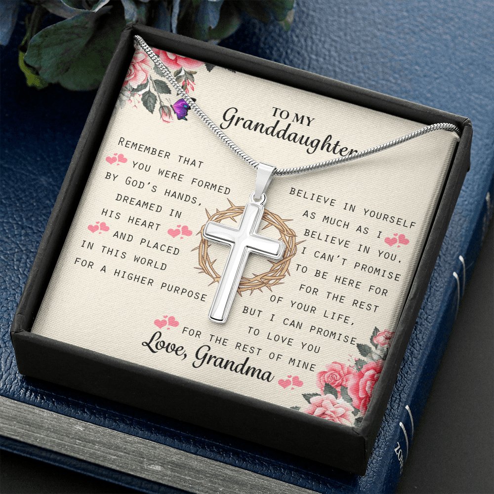 To My Granddaughter - A Higher Purpose - Cross Necklace - Celeste Jewel