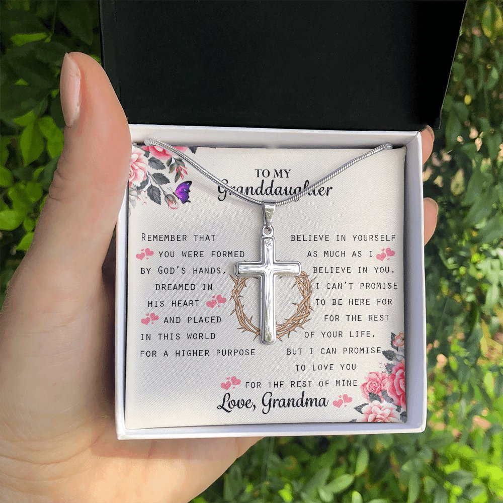 To My Granddaughter - A Higher Purpose - Cross Necklace - Celeste Jewel