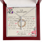 To My Granddaughter - A Higher Purpose - Cubic Zirconia Cross Necklace - Celeste Jewel