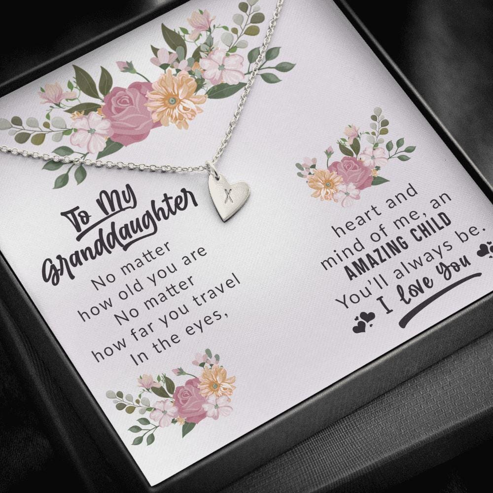 To My Granddaughter - Amazing Child - Love & Hugs Necklace - Celeste Jewel
