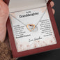 To My Granddaughter - Beautiful Chapter - Interlocking Hearts Necklace - Celeste Jewel
