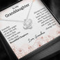 To My Granddaughter - Beautiful Chapter - Love Knot Necklace - Celeste Jewel