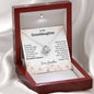 To My Granddaughter - Beautiful Chapter - Love Knot Necklace - Celeste Jewel